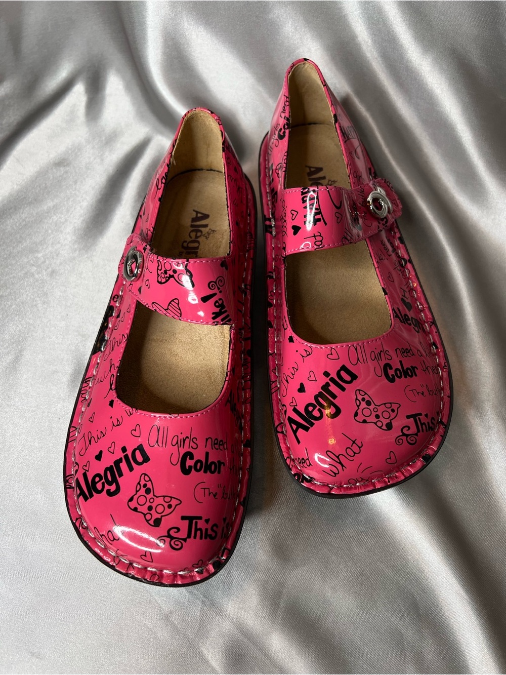 Algeria Paloma Pink MaryJanes PAL-358 Size 38 / US 8